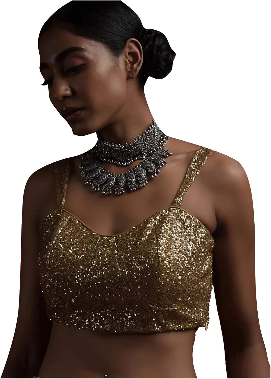 Elina fashion Women's Readymade Blouse for Sarees Indian Designer